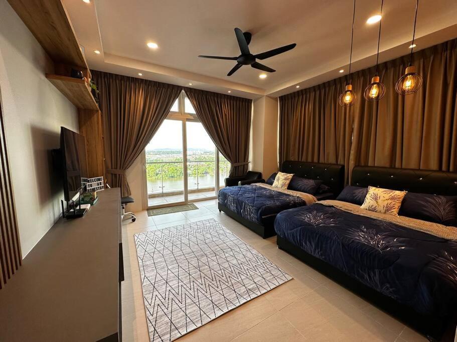 A.R Homestay Riverine Condominium Kuching Dış mekan fotoğraf