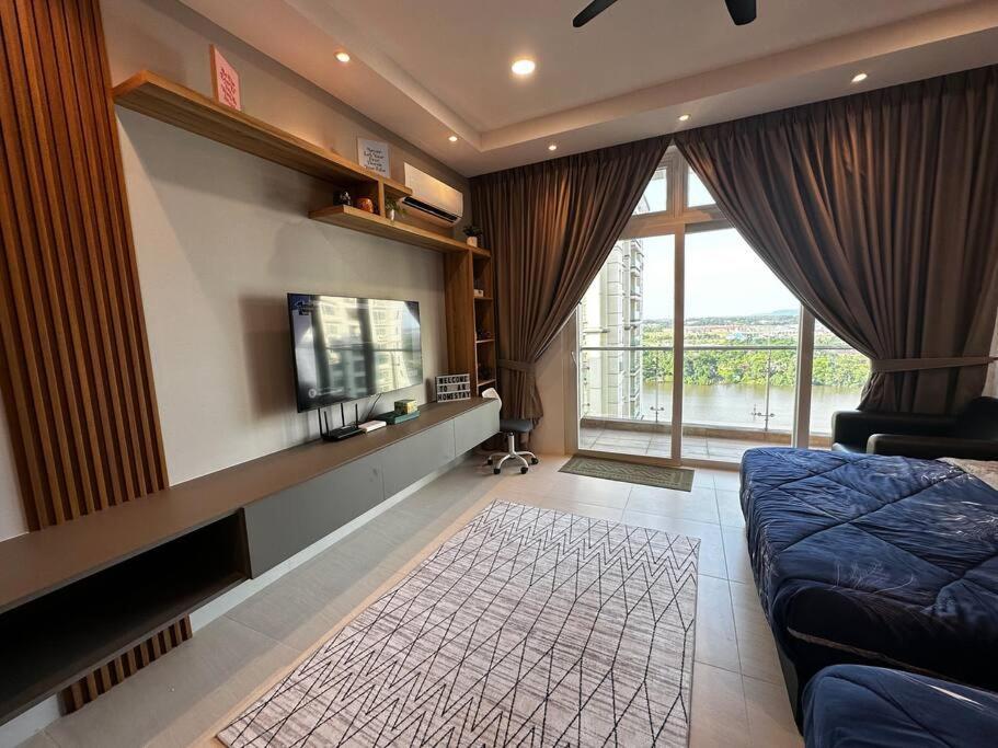 A.R Homestay Riverine Condominium Kuching Dış mekan fotoğraf